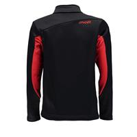 Spyder Charger Therma Stretch T-Neck - Boy's - Black / Volcano