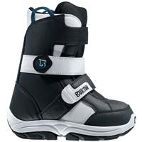 Grom Lace Boot (White / Silver) - Closeout - Black / White