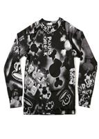 F10 Boys Character Stencil Layer Top (Gunmetal) - Boys Character Stencil Layer Top (Gunmetal)