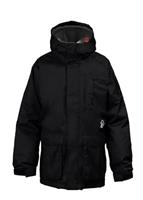 Boys Lithium System 3-in-1 Jacket (True Black/Blaze Shred Plaid) - Boys Lithium System 3-in-1 Jacket (True Black/Blaze Shred Plaid)