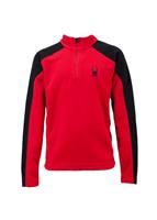 F11 Boys Speed Fleece T-Neck (Red) - Studio View
