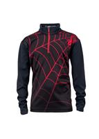 F11 Boys Webcentric Dry W.E.B. T-Neck (Black/Red) - Studio View