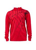 F11 Boys Webcentric Dry W.E.B. T-Neck (Red/Black) - Studio View