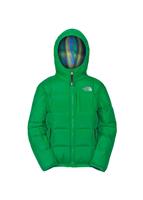 Boys Reversible Down Moondoggy Jacket (Rad Green) - The North Face Boys Reversible Down Moondoggy Jacket (Rad Green) Studio