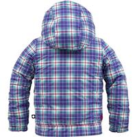 Girls Minishred Twist Jacket (Bright White Punkstar Plaid) - Bright White Punkstar Plaid