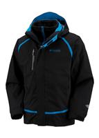 Boys Bugaboo Tech 3-in-1 Parka (Black/Compass Blue) - Studio Shot