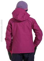 Girls Bugaboo 3-in-1 Parka (Raspberry/Iris Glow) - Back View