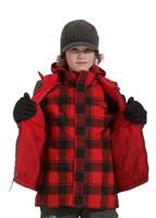 Boys Vestamatic Triclimate 3-in-1 Jacket (Graphite Grey) - Inside View                                                                                                                                           