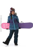 Girls Laila Jacket - Tandem Teal - Under Armour Girls Laila Jacket - WInterKids.com                                                                                                      