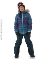Girls Laila Jacket - Tandem Teal - Under Armour Girls Laila Jacket - WInterKids.com                                                                                                      