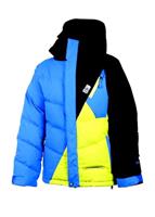 Defender Down Puff Jacket (Cyan) - Closeout - Studio Shot
