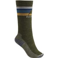 Youth Emblem Midweight Sock - Olive Heather