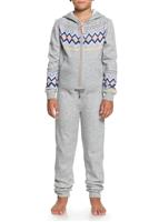 Girls Cozy Up One Piece Girl - Warm Heather Grey - Roxy Girls Cozy Up One Piece Girl - WinterKids.com                                                                                                    