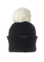 Caden Knit Hat (Black/White)