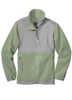 Girls Denali Jacket (Mistletoe Green) - Closeout - The North Face Girls Denali Jacket (Mistletoe Green) Studio