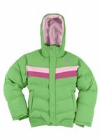 Girls Parka Aqui Jacket (Fresh Green) - Closeout - The North Face Girls Parka Aqui Jacket (Fresh Green)