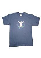Kids Zemu Skier Tee (Heather Blue) - Kid's Zemu Skier Tee (Heather Blue)