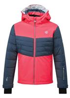 Youth Freeze Up Jacket - Neon Pink / Dark Denim - Dare 2b Youth Freeze Up Jacket - WinterKids.com                                                                                                       