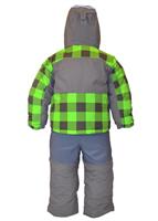 Frosty Slope Set (Cyber Green Lumberjack) - Back View