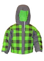 Frosty Slope Set (Cyber Green Lumberjack) - Jacket