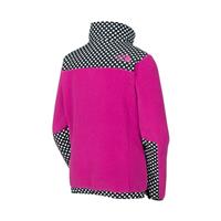 Girls Printed Denali Jacket (Fusion Pink) - Fusion Pink / Polka Dots