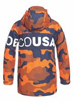 Boys Propaganda Jacket - Youth Pill Camo Shocking Orange (BTL6) - DC Boys Propaganda Jacket - WinterKids.com                                                                                                            