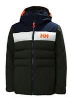 Boy's Jr Cyclone Jacket - Pine Green - Helly Hansen Boys Jr Cyclone Jacket - WinterKids.com