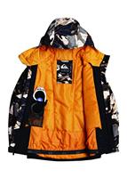 Mission Block Youth Jacket - Flame Nature Abstrakt (NKP2) - Quiksilver Mission Block Youth Jacket - WinterKids.com                                                                                                