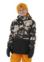 Mission Block Youth Jacket - Flame Nature Abstrakt (NKP2) - Quiksilver Mission Block Youth Jacket - WinterKids.com                                                                                                