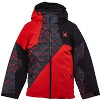 Spyder Ambush Jacket - Boy's - Volcano Network Print