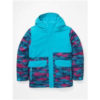 Youth Barbeau Jacket - Enamel Blue / Arctic Navy Haze Camo - Youth Barbeau Jacket - Winterkids.com                                                                                                                 