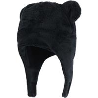 Toddler Teddy Fur Hat - Black (16009)