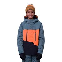 Boys Geo Insulated Jacket - Cypress Green Colorblock