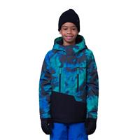 Boys Geo Insulated Jacket - Greenery Nebula Colorblock