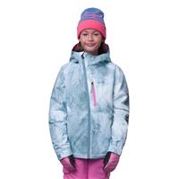 Girls Hydra Insulated Jacket - Steel Blue Marble