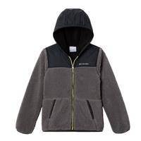 Boy's Rugged Ridge Hooded Fleece Jacket - City Grey / Black (023)