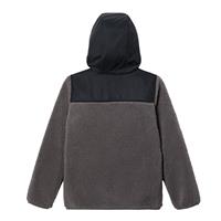 Boy's Rugged Ridge Hooded Fleece Jacket - City Grey / Black (023)