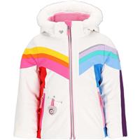 Toddler Girls Cara Mia Jacket w/Faux Fur - White (16010)