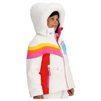 Toddler Girls Cara Mia Jacket w/Faux Fur - White (16010)