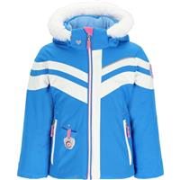 Toddler Girls Cara Mia Jacket w/Faux Fur - Winter Sky (22160)