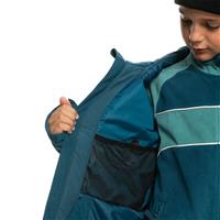 Boys Mission Printed Block Jacket - Resin Tint Majolica Blue (BSM1)