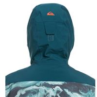 Boys Mission Printed Block Jacket - Resin Tint Majolica Blue (BSM1)