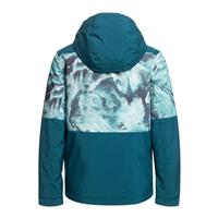 Boys Mission Printed Block Jacket - Resin Tint Majolica Blue (BSM1)