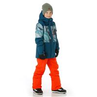 Boys Mission Printed Block Jacket - Resin Tint Majolica Blue (BSM1)