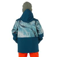 Boys Mission Printed Block Jacket - Resin Tint Majolica Blue (BSM1)