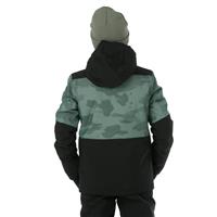 Boys Mission Printed Block Jacket - Spray Camo Laurel Wreath (GNB3)