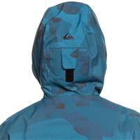 Boys Mission Printed Jacket - Spray Camo Majolica Blue (BSM5)