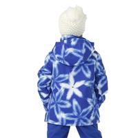 Girls Jetty Jacket - Bluing Frozen Flower (PRC2)