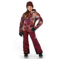 Girl's Freedom Insulated Jacket - Boysenberry Paint Lightening Small Print