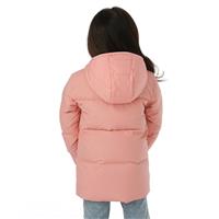 Kid's North Down Hooded Jacket - Shady Rose
